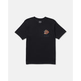RVCA RVCA Men's Kaleb Tiger Short Sleeve Shirt - Black Black S Mens T-Shirts