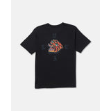 RVCA RVCA Men's Kaleb Tiger Short Sleeve Shirt - Black Black S Mens T-Shirts