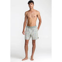 RVCA RVCA Men's Kaleb VA Elastic 17" Volley Short - Light Olive Light Olive S Mens Elastic Casual Trunks