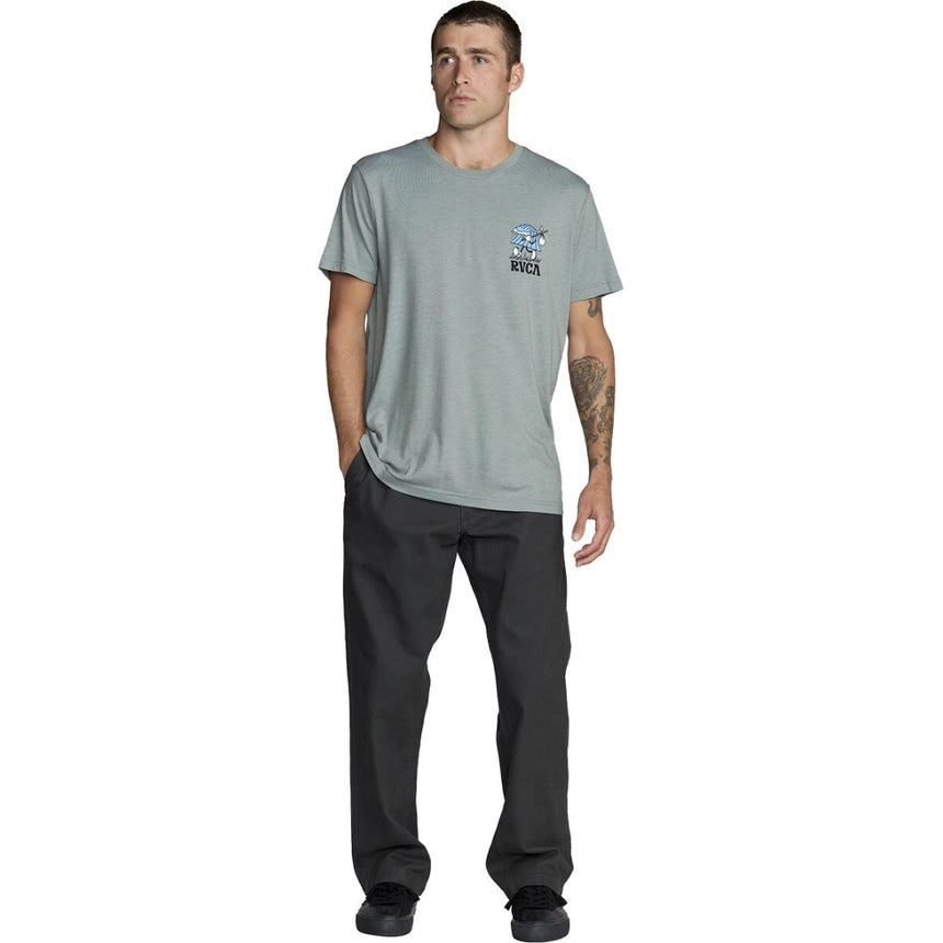 RVCA RVCA Men's Keep Looking Short Sleeve Shirt - Lead Lead S Mens T-Shirts
