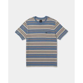 RVCA RVCA Men's Magnolia Crew Short Sleeve Shirt - Vintage Navy Vintage Navy S Mens Button Up Short Sleeve Shirts
