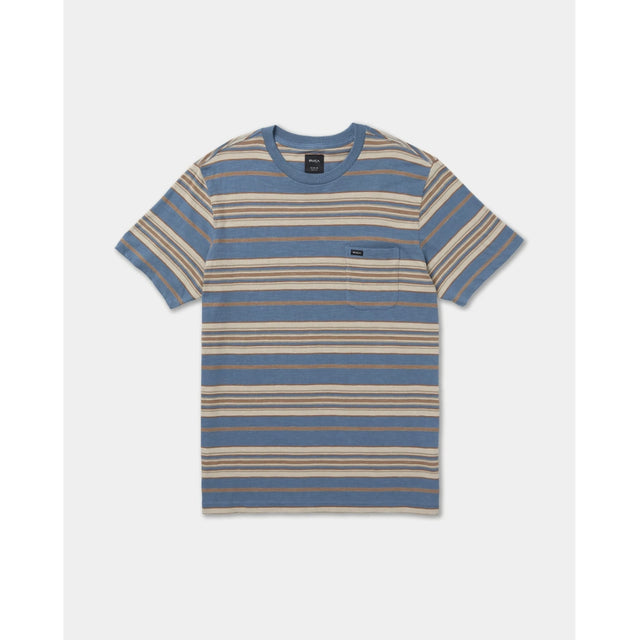RVCA RVCA Men's Magnolia Crew Short Sleeve Shirt - Vintage Navy Vintage Navy S Mens Button Up Short Sleeve Shirts