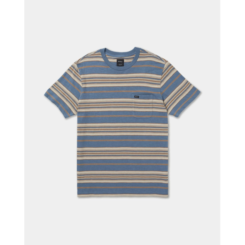 RVCA RVCA Men's Magnolia Crew Short Sleeve Shirt - Vintage Navy Vintage Navy S Mens Button Up Short Sleeve Shirts