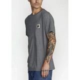 RVCA RVCA Men's Pantero Short Sleeve Shirt - Smoke Smoke M Mens T-Shirts