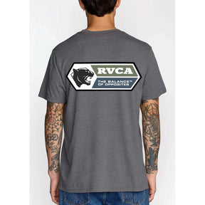 RVCA RVCA Men's Pantero Short Sleeve Shirt - Smoke Smoke M Mens T-Shirts