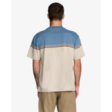 RVCA RVCA Men's Pismo Stripe Short Sleeve Shirt - Light Khaki Light Khaki M Mens Button Up Short Sleeve Shirts