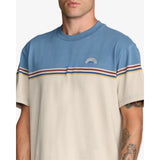 RVCA RVCA Men's Pismo Stripe Short Sleeve Shirt - Light Khaki Light Khaki M Mens Button Up Short Sleeve Shirts