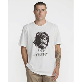 RVCA RVCA Men's RVCA Evolution Short Sleeve Shirt - Antique White Antique White S Mens T-Shirts