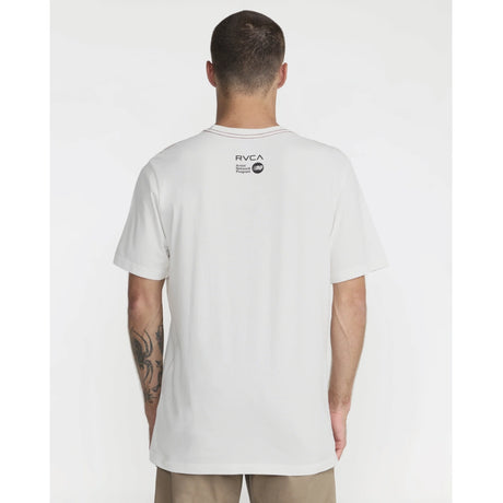 RVCA RVCA Men's RVCA Evolution Short Sleeve Shirt - Antique White Antique White S Mens T-Shirts