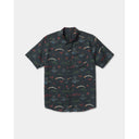 RVCA RVCA Men's Reception Short Sleeve Shirt - Multi Multi S Mens Button Up Short Sleeve Shirts