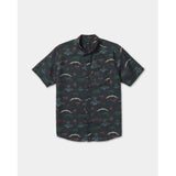 RVCA RVCA Men's Reception Short Sleeve Shirt - Multi Multi S Mens Button Up Short Sleeve Shirts