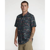 RVCA RVCA Men's Reception Short Sleeve Shirt - Multi Multi S Mens Button Up Short Sleeve Shirts
