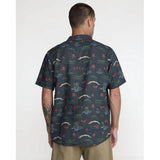 RVCA RVCA Men's Reception Short Sleeve Shirt - Multi Multi S Mens Button Up Short Sleeve Shirts