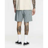 RVCA RVCA Men's Sands Elastic 17" Short - Lead Lead S Mens Elastic Swim Trunks