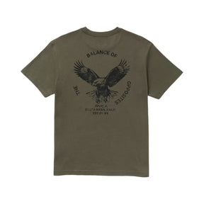 RVCA RVCA Men's Soaring Short Sleeve Shirt - Fatigue Fatigue S Mens T-Shirts