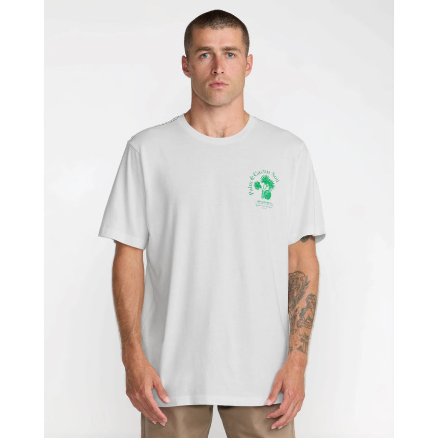 RVCA RVCA Men's Soil Co Short Sleeve Shirt - Antique White Antique White S Mens T-Shirts