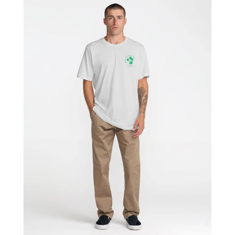 RVCA RVCA Men's Soil Co Short Sleeve Shirt - Antique White Antique White S Mens T-Shirts