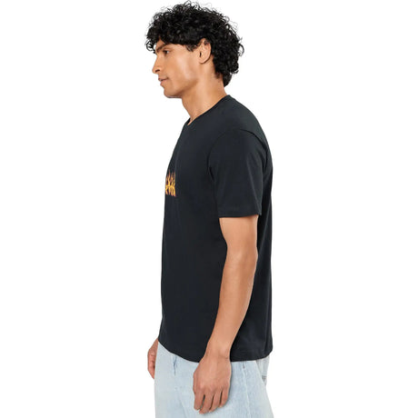 RVCA RVCA Men's Spanky Fuego Short Sleeve Shirt - Black Black S Mens T-Shirts
