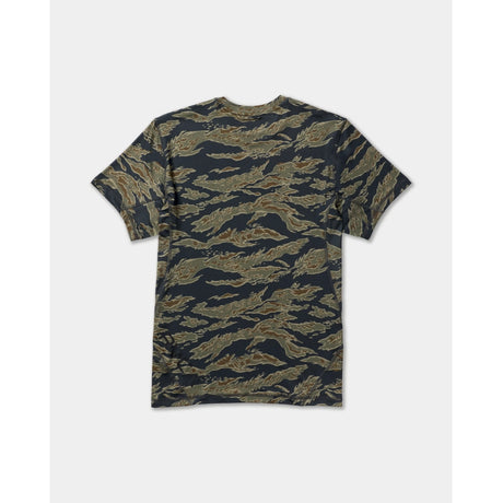 RVCA RVCA Men's Sport Vent Short Sleeve Shirt - Tiger Camo Tiger Camo S Mens Button Up Short Sleeve Shirts