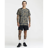 RVCA RVCA Men's Sport Vent Short Sleeve Shirt - Tiger Camo Tiger Camo S Mens Button Up Short Sleeve Shirts