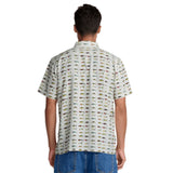 RVCA RVCA Men's Tackle Shop Short Sleeve Shirt - Wheat Wheat L Mens Button Up Short Sleeve Shirts