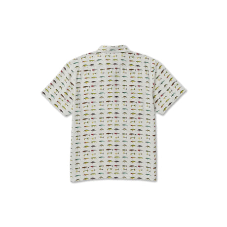 RVCA RVCA Men's Tackle Shop Short Sleeve Shirt - Wheat Wheat L Mens Button Up Short Sleeve Shirts