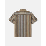 RVCA RVCA Men's Talum Short Sleeve Shirt - Blue Blue S Mens Button Up Short Sleeve Shirts