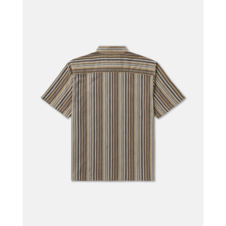RVCA RVCA Men's Talum Short Sleeve Shirt - Blue Blue S Mens Button Up Short Sleeve Shirts