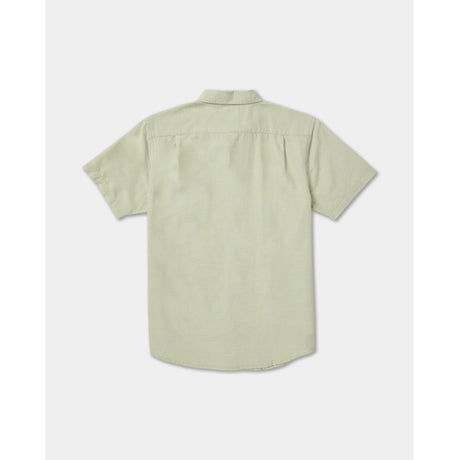 RVCA RVCA Men's That'll Do Dobby Short Sleeve Shirt - Laurel Green Laurel Green S Mens Button Up Short Sleeve Shirts