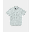 RVCA RVCA Men's That'll Do Print Short Sleeve - Blue Haze Blue Haze S Mens Button Up Short Sleeve Shirts