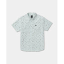 RVCA RVCA Men's That'll Do Print Short Sleeve - Blue Haze Blue Haze S Mens Button Up Short Sleeve Shirts