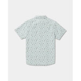 RVCA RVCA Men's That'll Do Print Short Sleeve - Blue Haze Blue Haze S Mens Button Up Short Sleeve Shirts