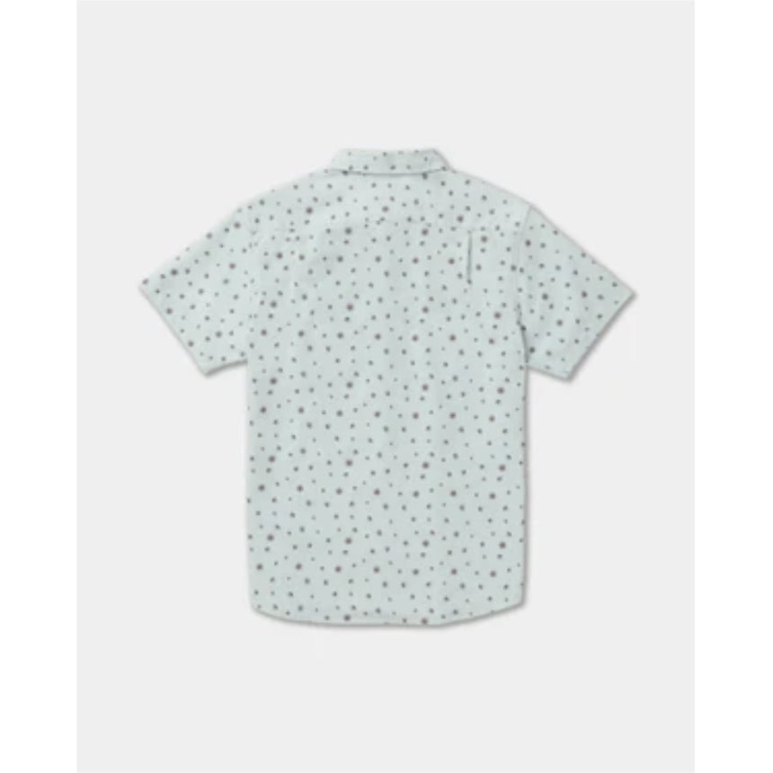RVCA RVCA Men's That'll Do Print Short Sleeve - Blue Haze Blue Haze S Mens Button Up Short Sleeve Shirts
