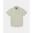 RVCA RVCA Men's That'll Do Seersucker Short Sleeve Shirt - Ranger Green Ranger Green S Mens Button Up Short Sleeve Shirts