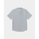 RVCA RVCA Men's That'll Do Seersucker Short Sleeve Shirt - Vintage Navy Vintage Navy S Mens Button Up Short Sleeve Shirts