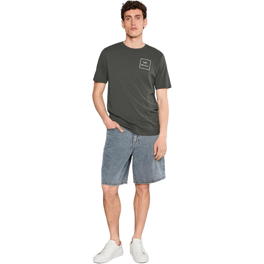 RVCA RVCA Men's VA All The Way Short Sleeve Shirt - Pirate Black Pirate Black S Mens T-Shirts