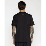 RVCA RVCA Men's VA Blur Short Sleeve Shirt - Black Black S Mens T-Shirts