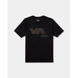 RVCA RVCA Men's VA Blur Short Sleeve Shirt - Black Black S Mens T-Shirts