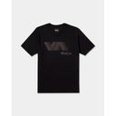 RVCA RVCA Men's VA Blur Short Sleeve Shirt - Black Black S Mens T-Shirts