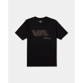 RVCA RVCA Men's VA Blur Short Sleeve Shirt - Black Black S Mens T-Shirts