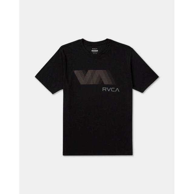 RVCA RVCA Men's VA Blur Short Sleeve Shirt - Black Black S Mens T-Shirts