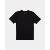 RVCA RVCA Men's VA Blur Short Sleeve Shirt - Black Black S Mens T-Shirts