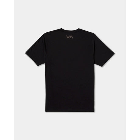 RVCA RVCA Men's VA Blur Short Sleeve Shirt - Black Black S Mens T-Shirts