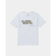 RVCA RVCA Men's VA Blur Short Sleeve Shirt - White White S Mens T-Shirts