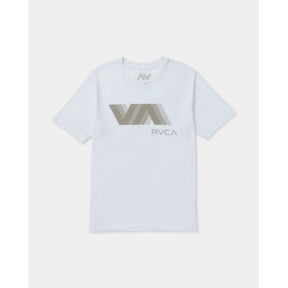 RVCA RVCA Men's VA Blur Short Sleeve Shirt - White White S Mens T-Shirts