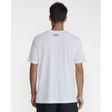 RVCA RVCA Men's VA Blur Short Sleeve Shirt - White White S Mens T-Shirts