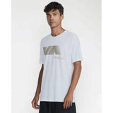 RVCA RVCA Men's VA Blur Short Sleeve Shirt - White White S Mens T-Shirts