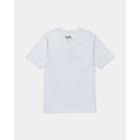 RVCA RVCA Men's VA Blur Short Sleeve Shirt - White White S Mens T-Shirts