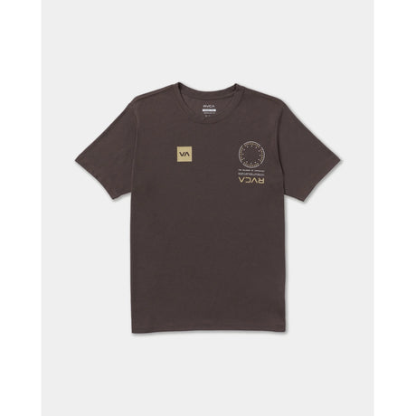 RVCA RVCA Men's VA Mark 2 Short Sleeve Shirt - Mocha Mocha S Mens T-Shirts