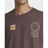 RVCA RVCA Men's VA Mark 2 Short Sleeve Shirt - Mocha Mocha S Mens T-Shirts